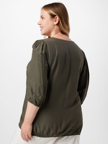 KAFFE CURVE Blouse 'Vimal' in Green