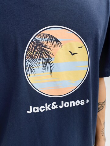 JACK & JONES Koszulka 'JJPERRY' w kolorze niebieski