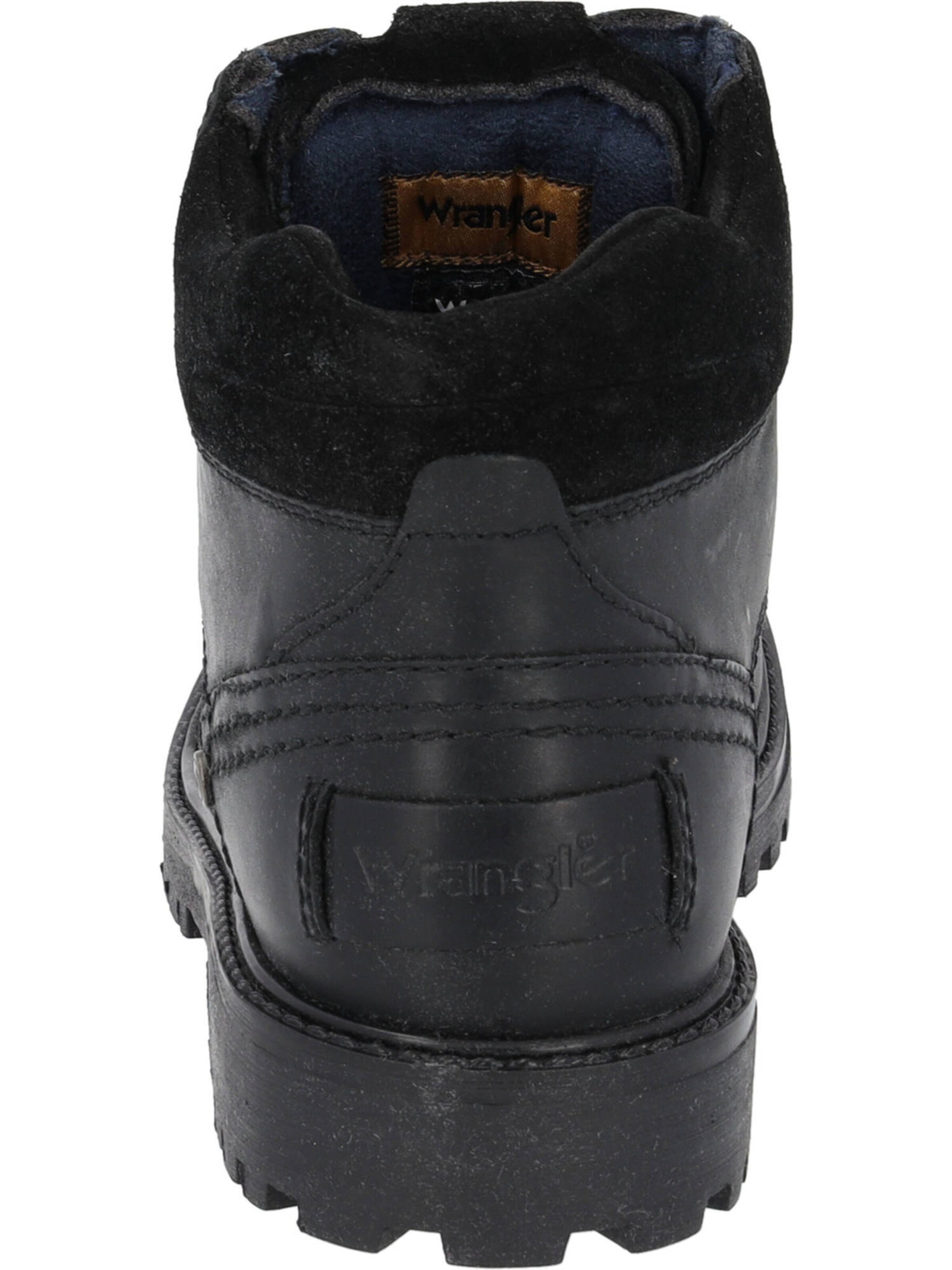 WRANGLER Schnürboots 'Yuma WM32000A' in Schwarz
