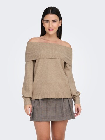 Pullover 'ONLJeanett' di ONLY in beige: frontale
