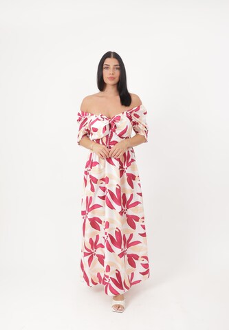 Elara Dress in White