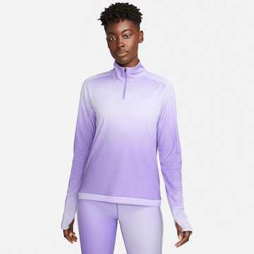 NIKE Performance Shirt in Purple: front