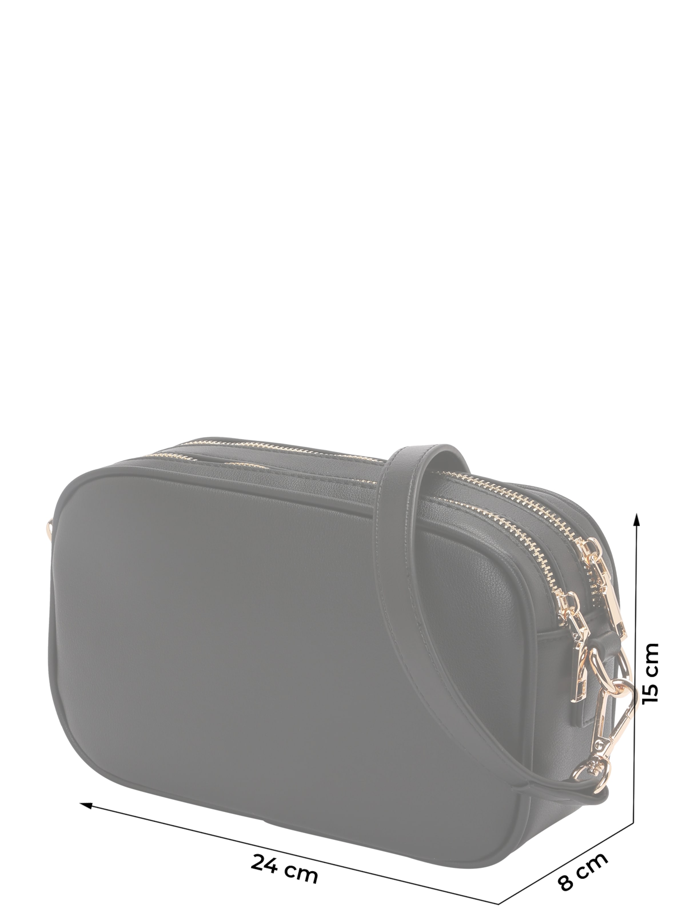 Seidenfelt Schoudertas 'Nelma' in Zwart