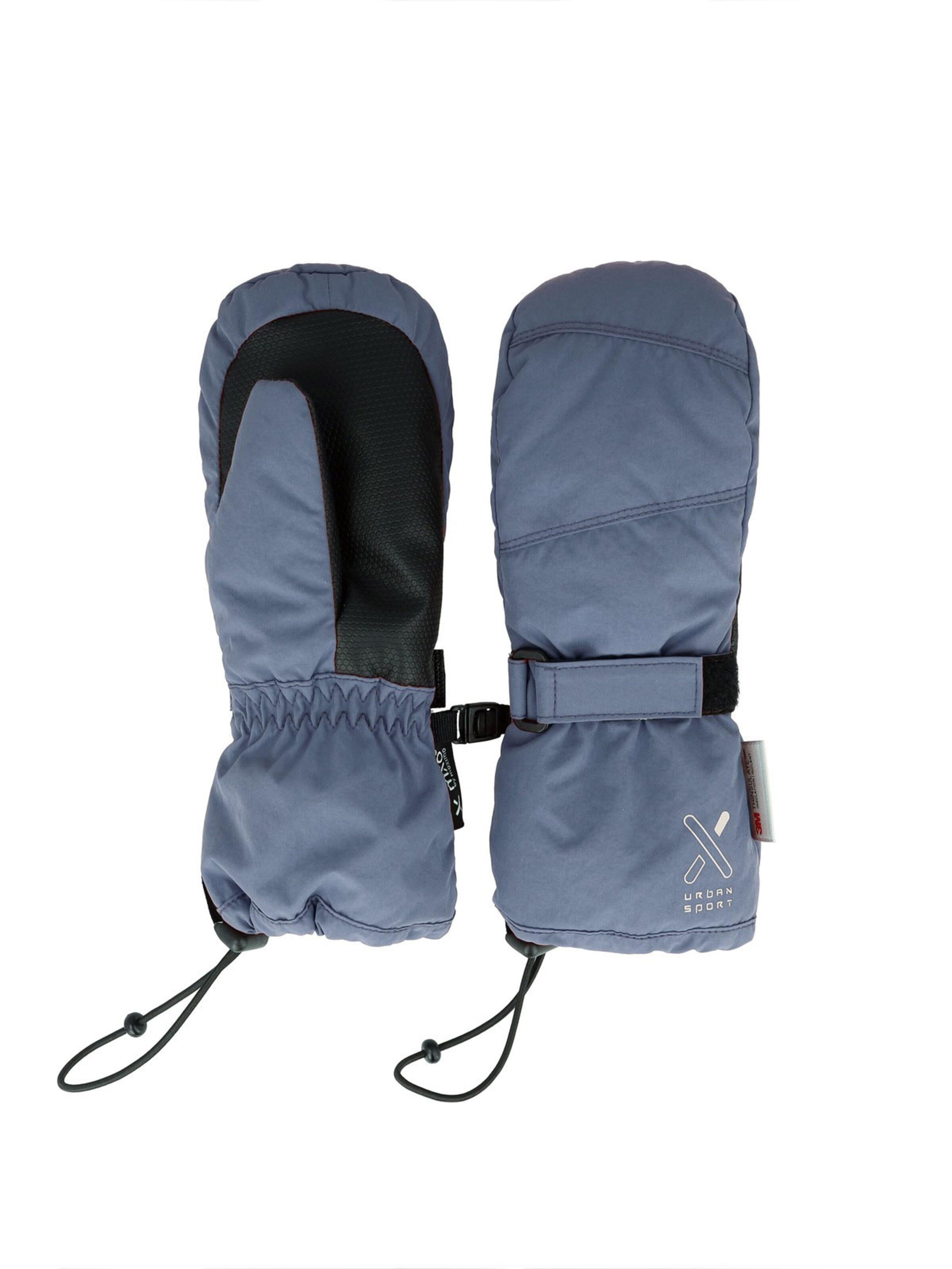 MAXIMO Handschuhe 'KIDS-Thermofausthandschuhe Daumen, Gummischlaufe, Thinsulate'‌‌ in Blau: Vorderseite