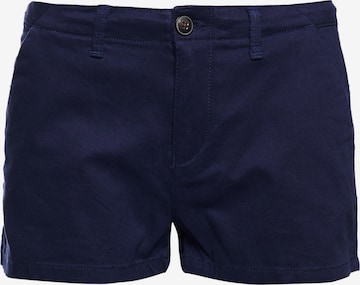 Superdry Regular Broek in Blauw: voorkant