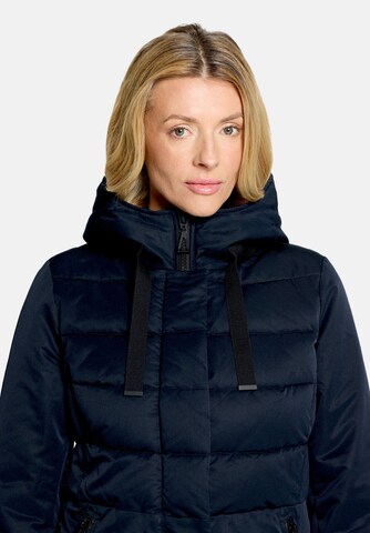 Amber & June Winterjacke Kunstdaune in Blau