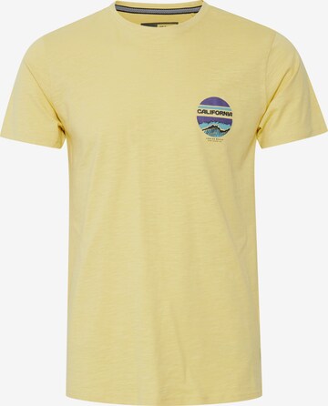 !Solid Shirt 'EMMO' in Yellow: front