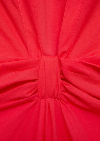 MANGO Shirt Dress 'capricor' in Red