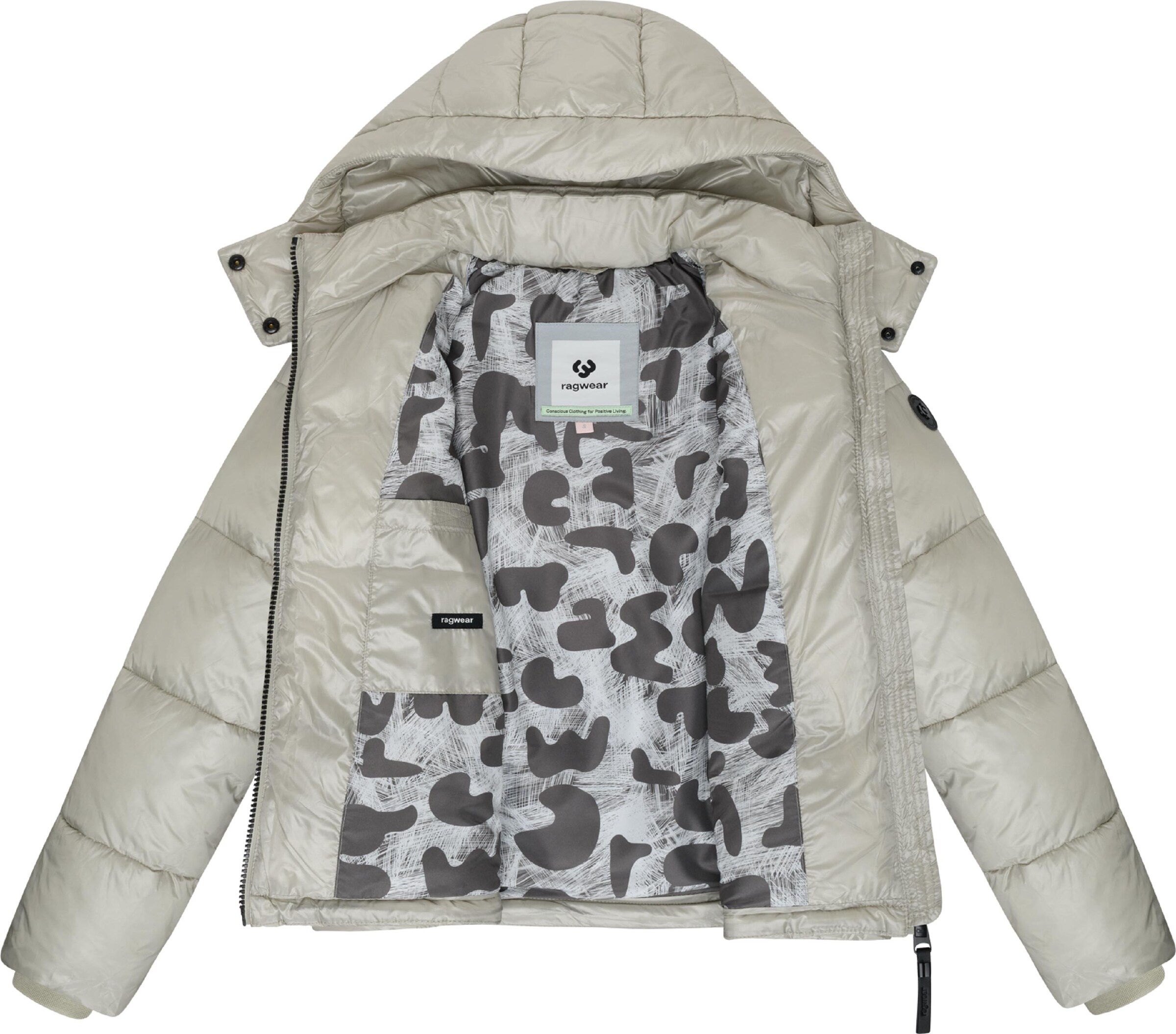 Ragwear Winterjacke 'Roobie II' in Grau