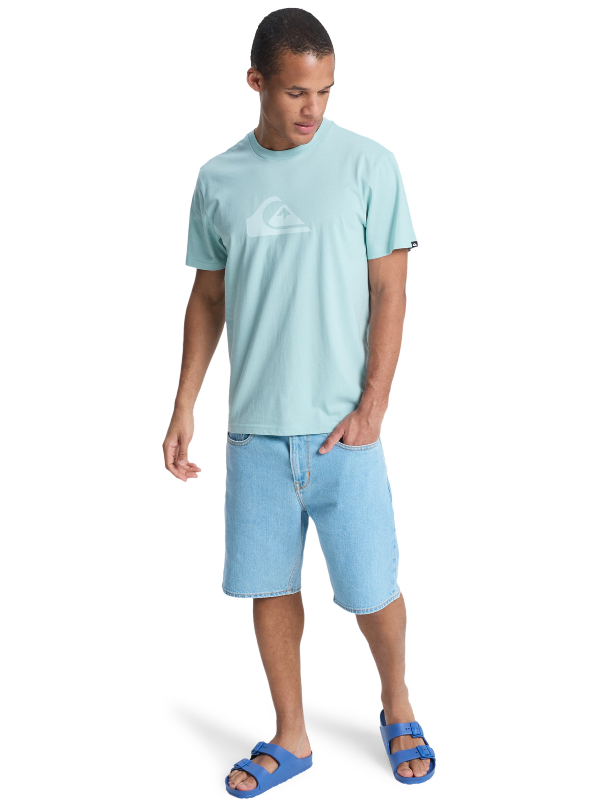 QUIKSILVER Athletic Sweatshirt in Blue
