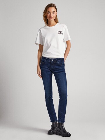 Coupe slim Jean 'NEW BROOKE' Pepe Jeans en bleu