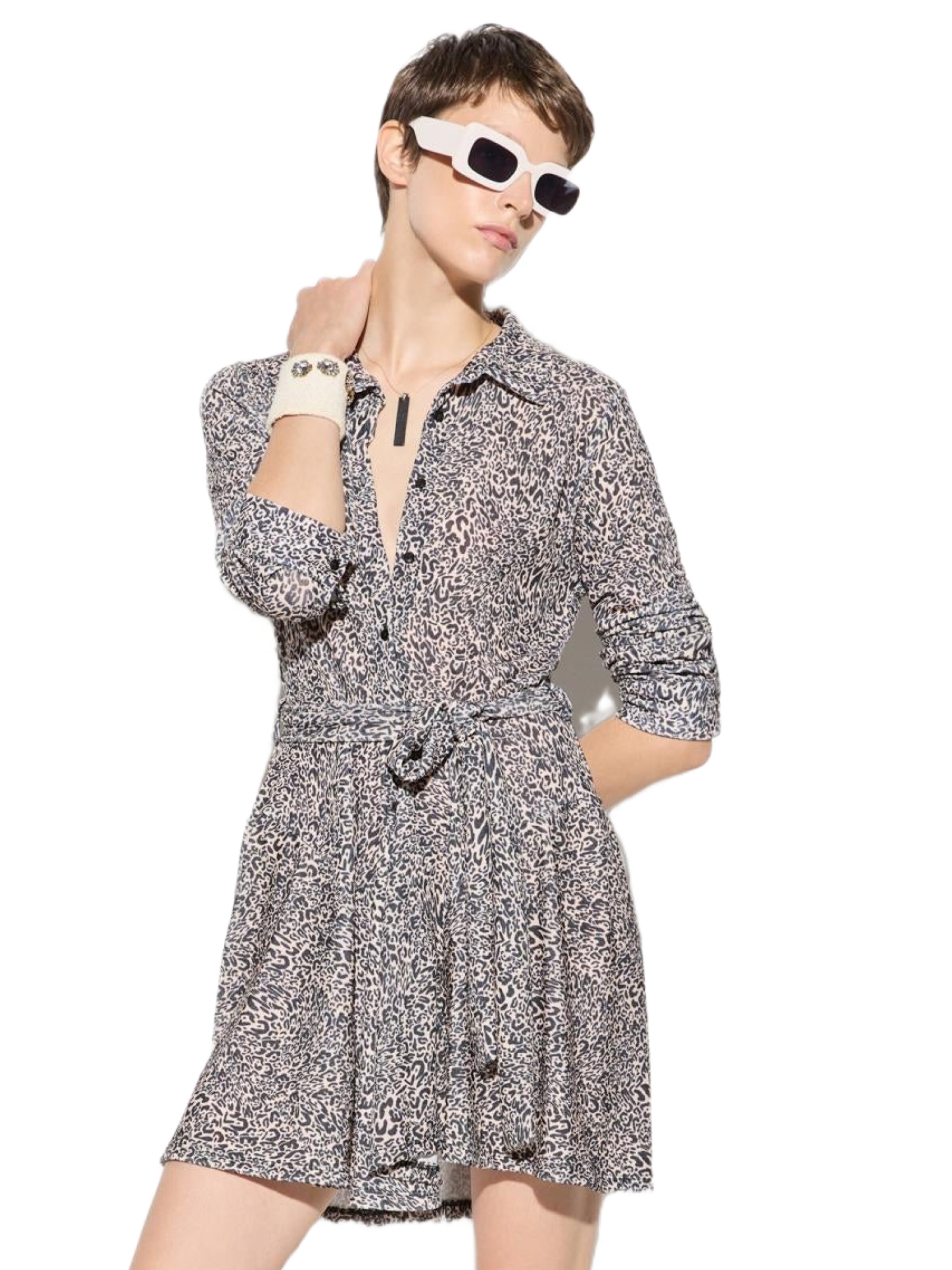 No Matter What Blousejurk in Zwart: voorkant