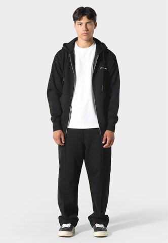 Pas De Monaco Sweat jacket 'Noir Carrera' in Black