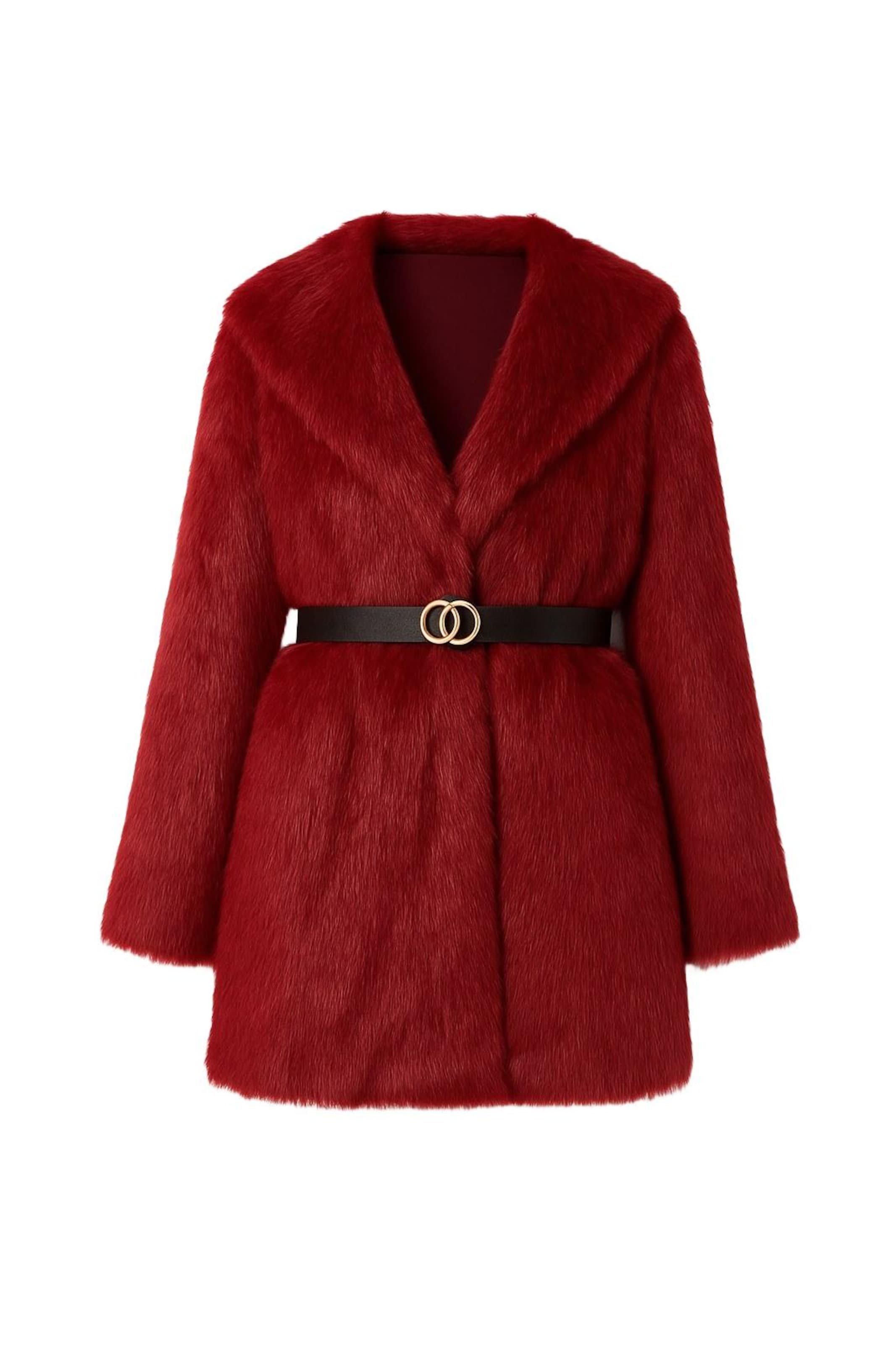 MODAMIHRAM Winter coat in Red: front