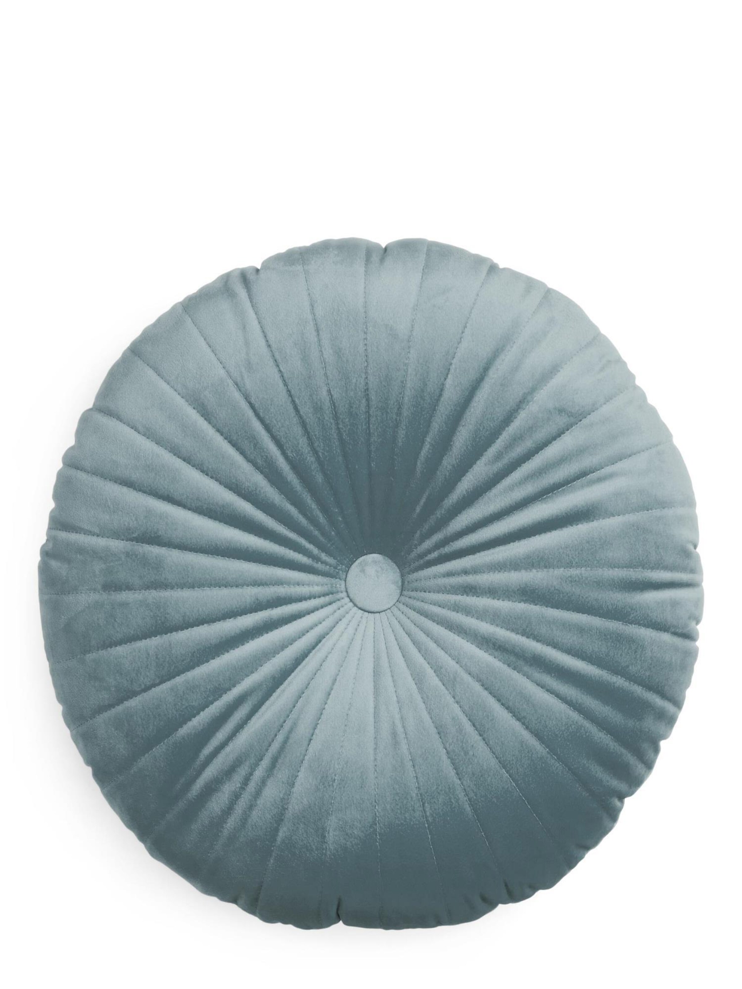 ESSENZA Pillow in Blue: front