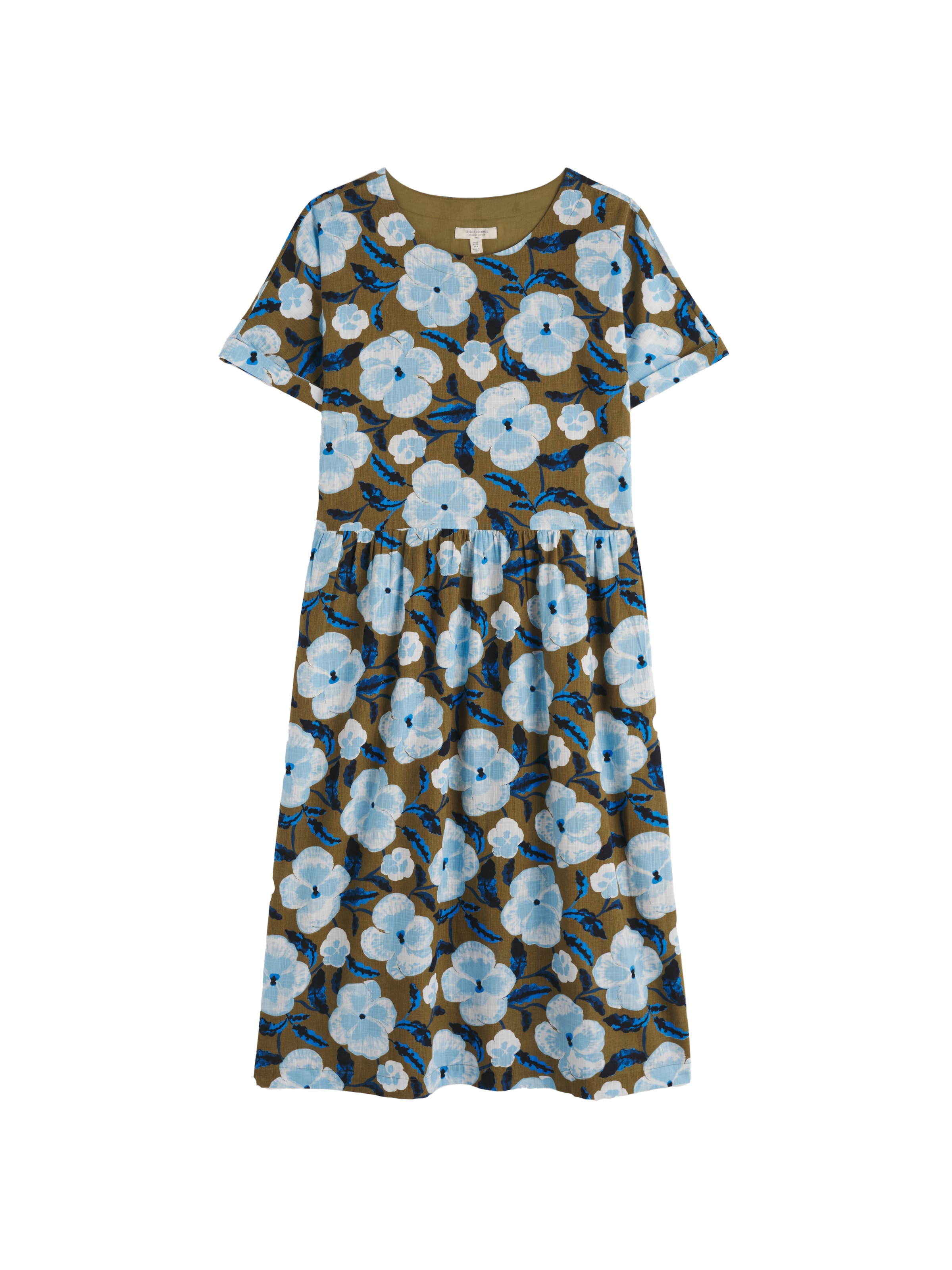 Seasalt Cornwall Dress 'Brouse' in Green: front