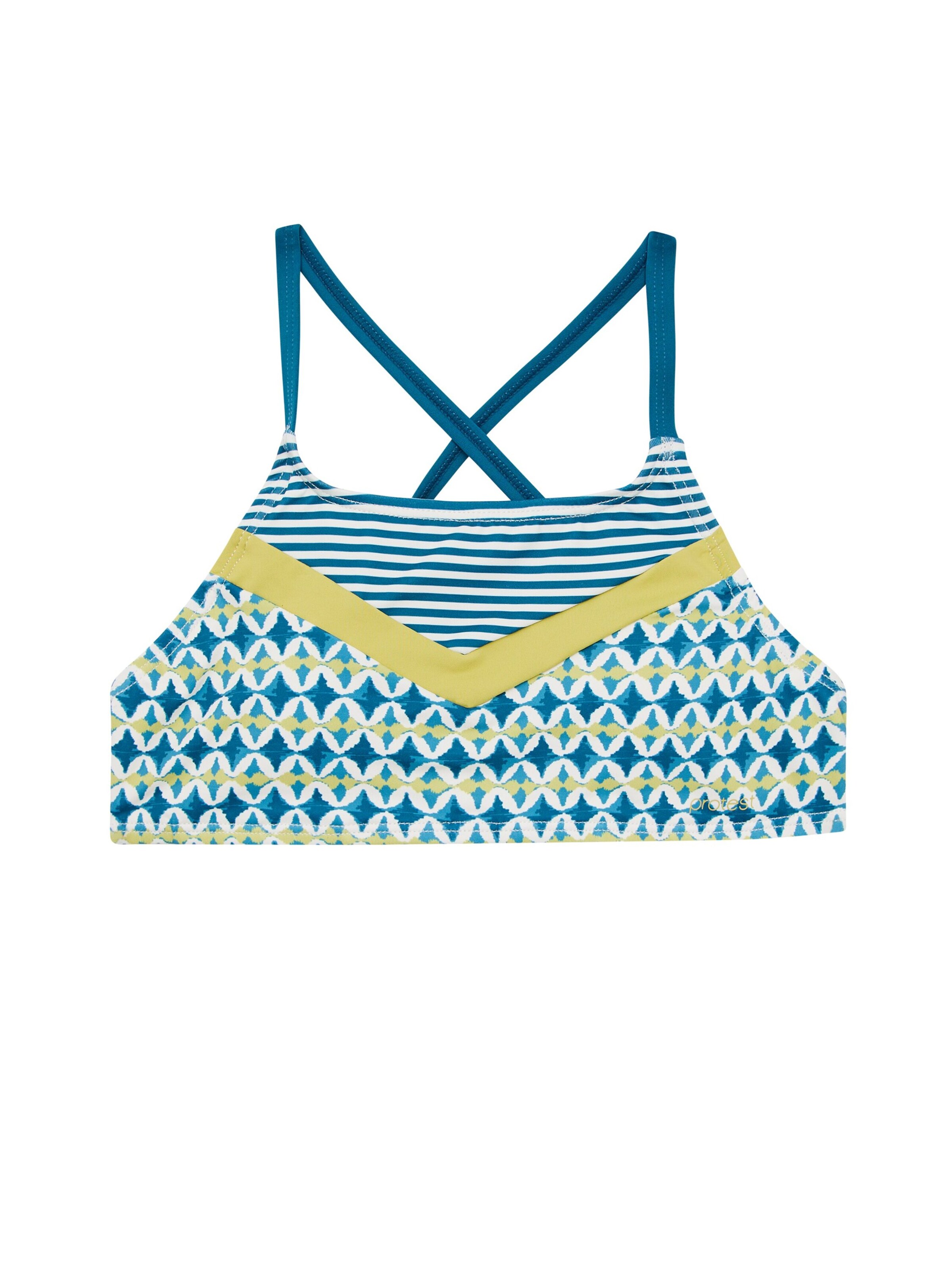 PROTEST Bustier Bikini 'PRTYing JR'‌ in Blau