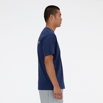new balance Shirt 'Athletics' in Blauw