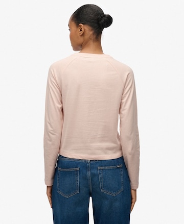 T-shirt 'Essential' Superdry en rose