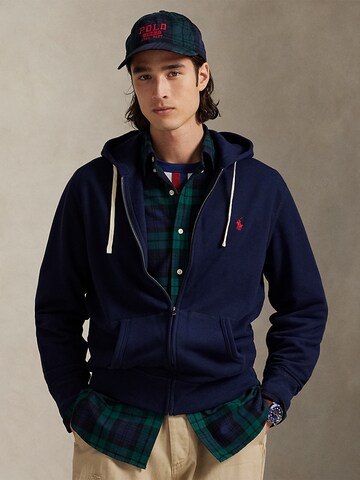 Polo Ralph Lauren Sweat jacket in Blue: front