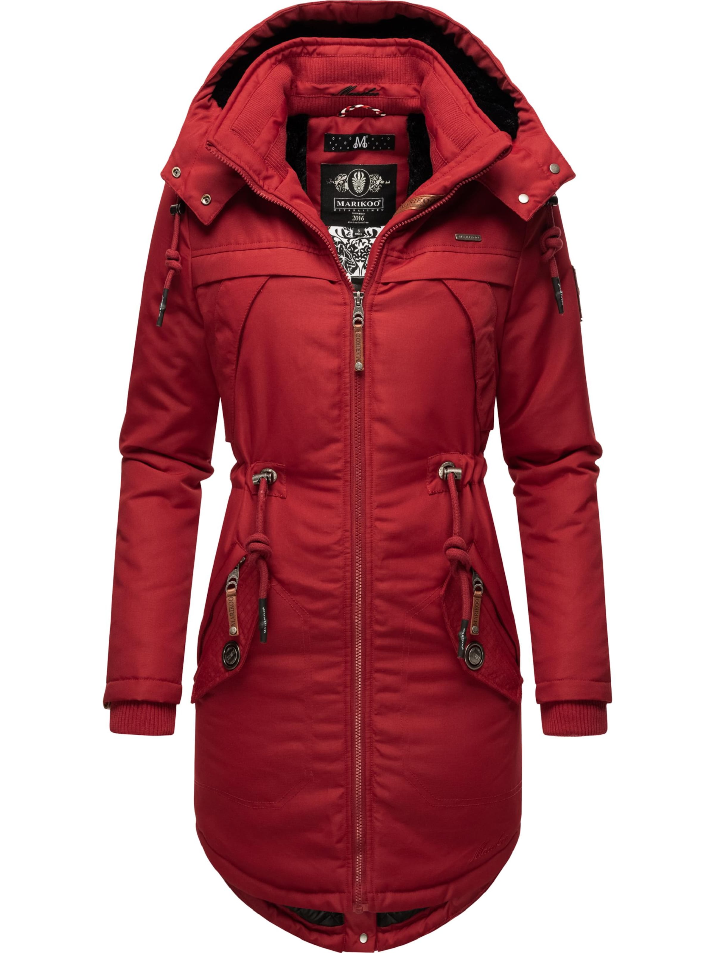 Parka d’hiver 'Kamii' MARIKOO en rouge : devant