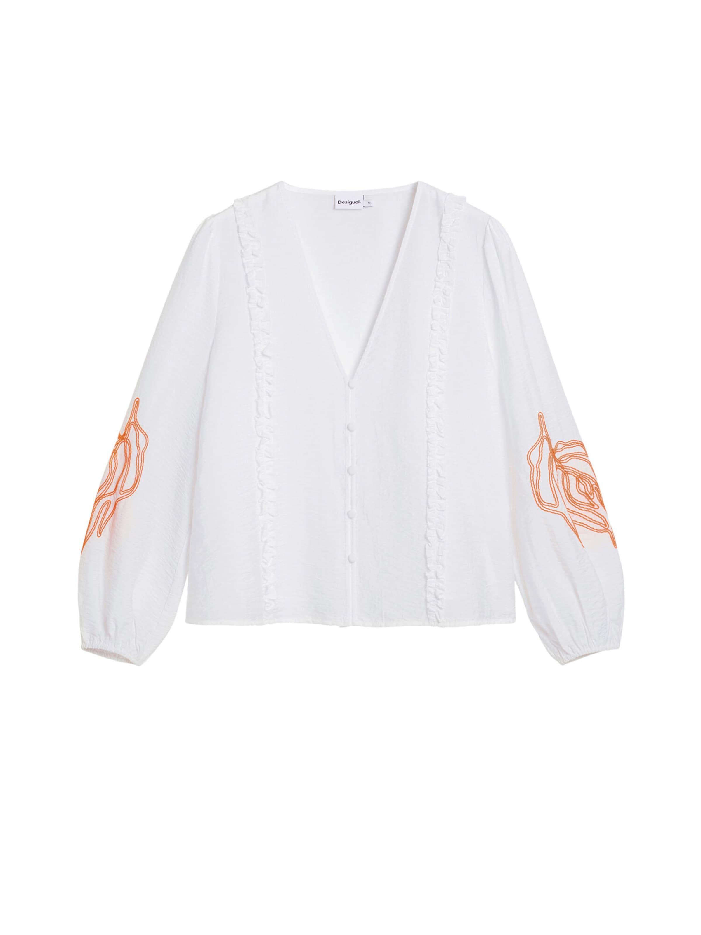 Desigual Bluzka w kolorze biały: przód