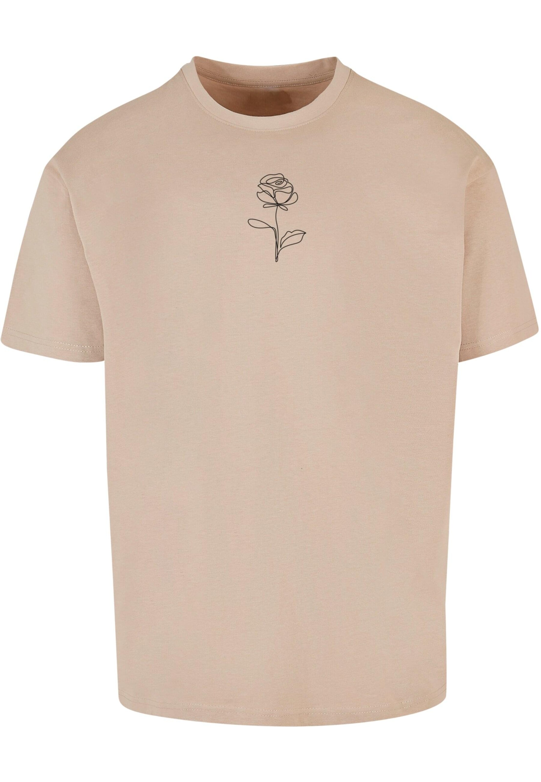 Merchcode Shirt 'Rose' in Beige: front