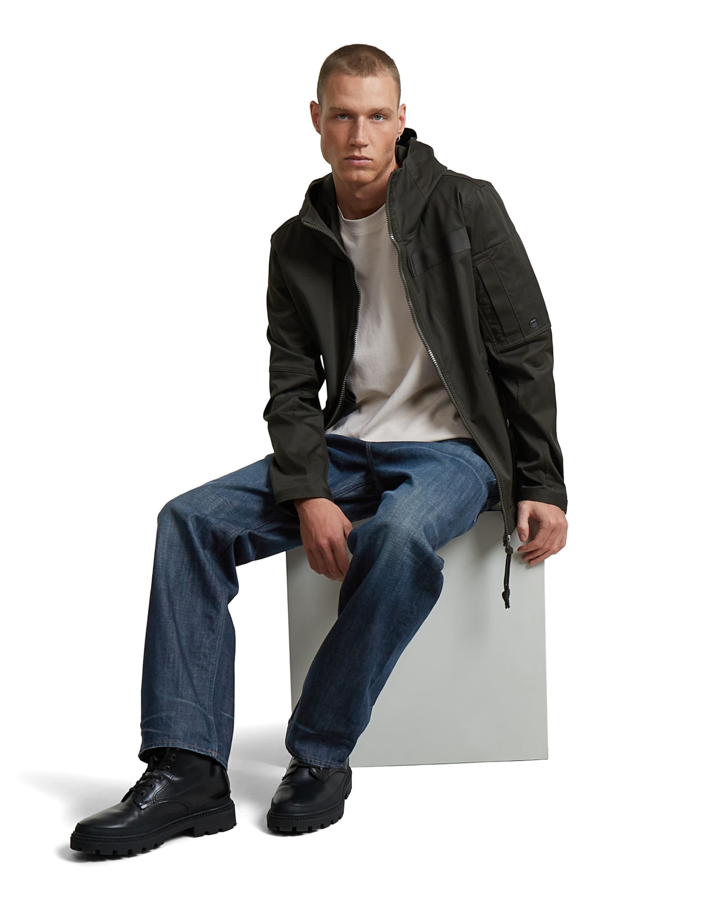 G-STAR Regular Jeans - 'Deegie Relaxd Straight Jeans' in Blau