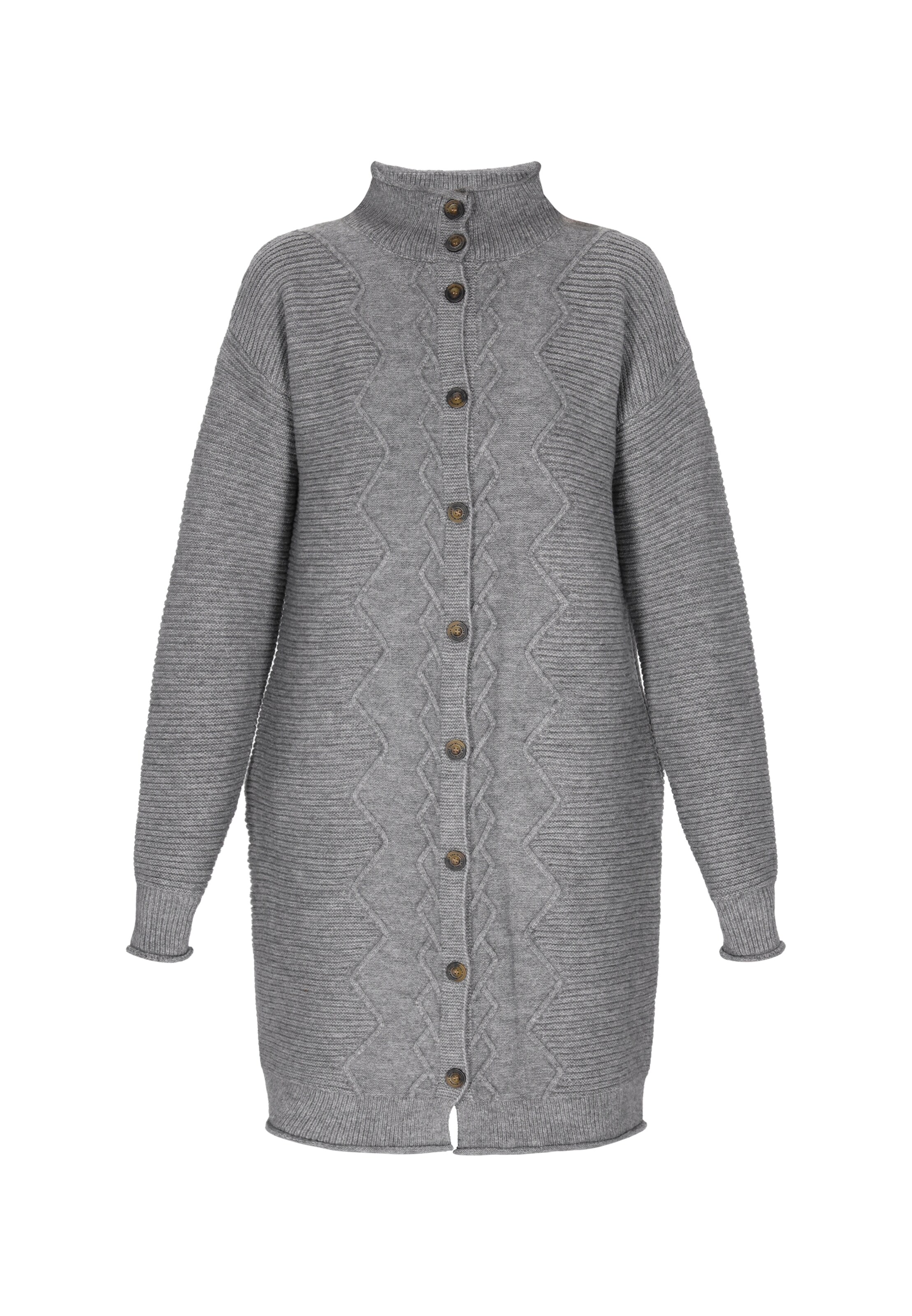 Cardigan DreiMaster Vintage en gris : devant
