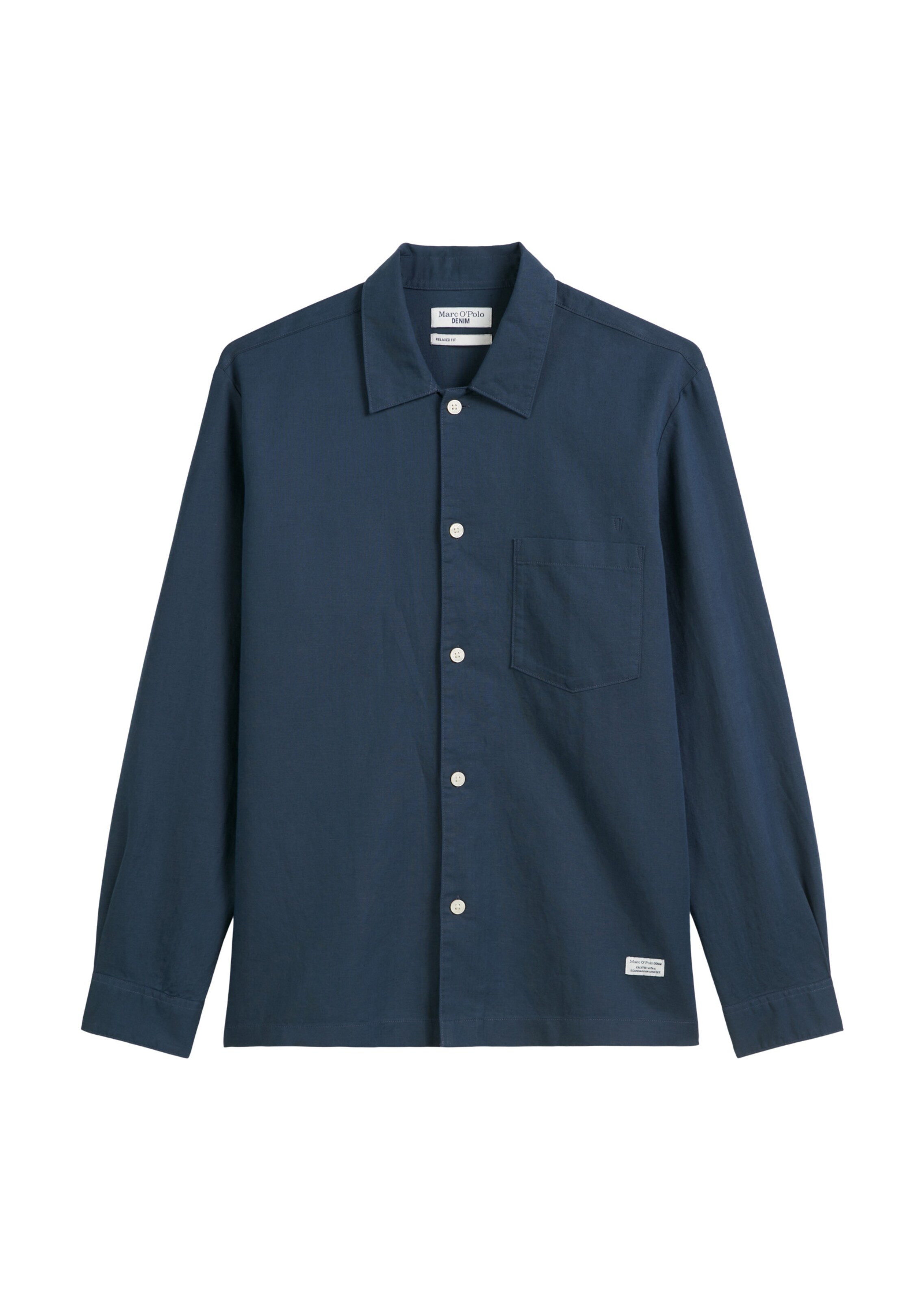 Marc O'Polo DENIM Comfort Fit Hemd in Blau: Vorderseite