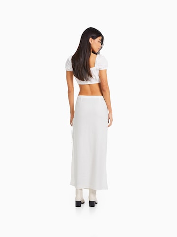 Bershka Skirt in White