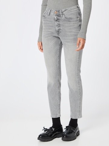 River Island Regular Jeans in Grey: front