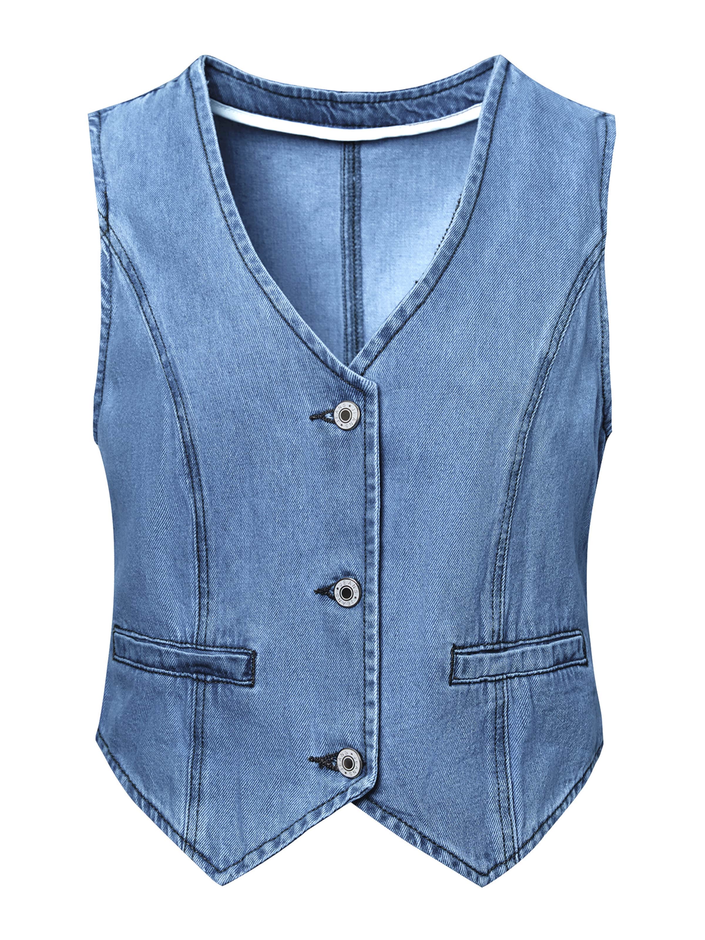 Imily Bela Жилетка в Синий: спереди