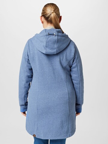 Ragwear Plus Zip-Up Hoodie 'LETTI' in Blue