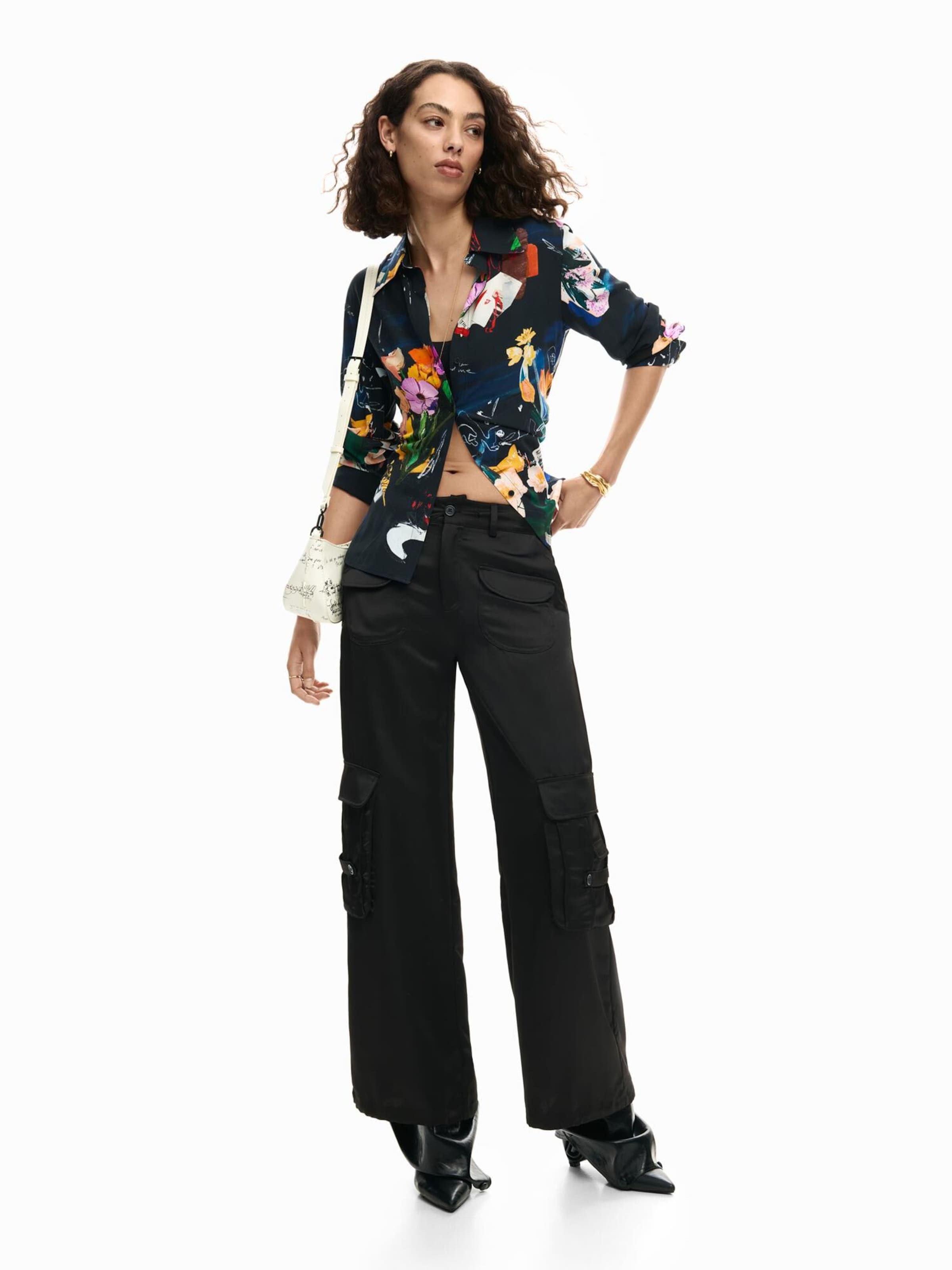 Desigual Тениска в черно