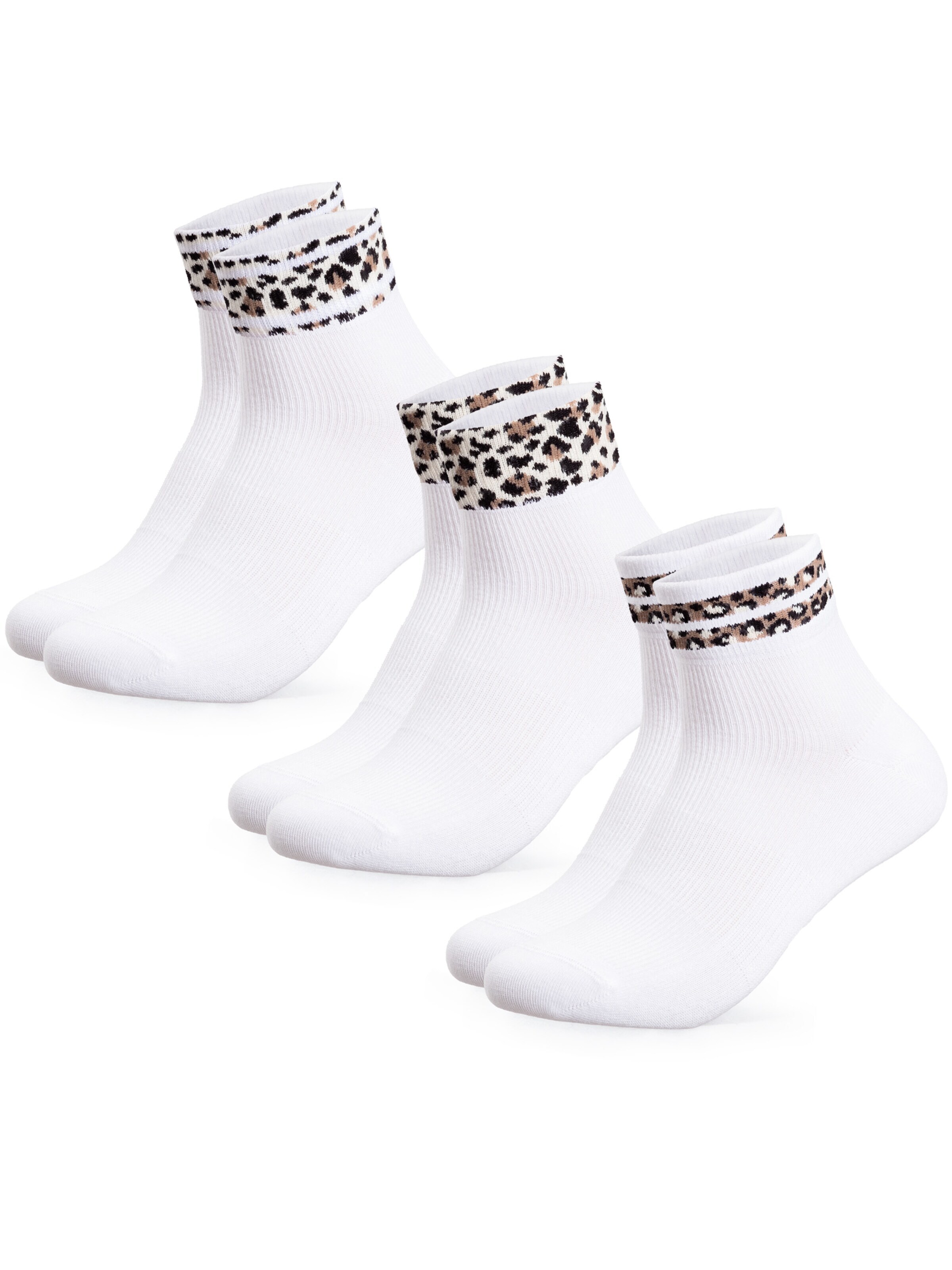 Occulto Socks 'Gianna' in White: front