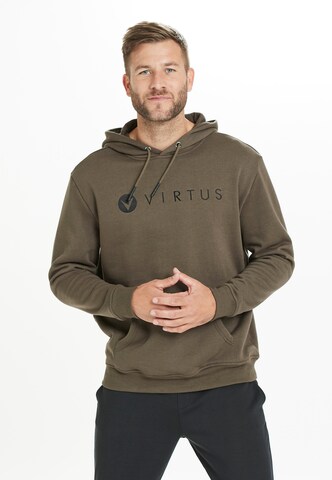 Virtus Sweatshirt 'Matis V2' in Bruin: voorkant