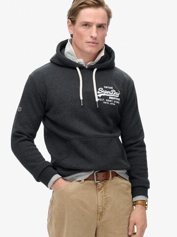 Felpa 'CLASSIC' di Superdry & Co in grigio: frontale