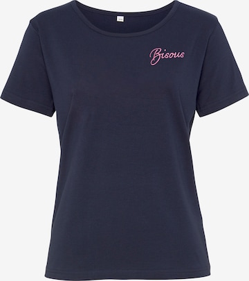 T-shirt VIVANCE en bleu : devant