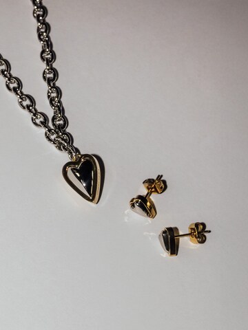Liebeskind Berlin Earrings 'Heart' in Silver