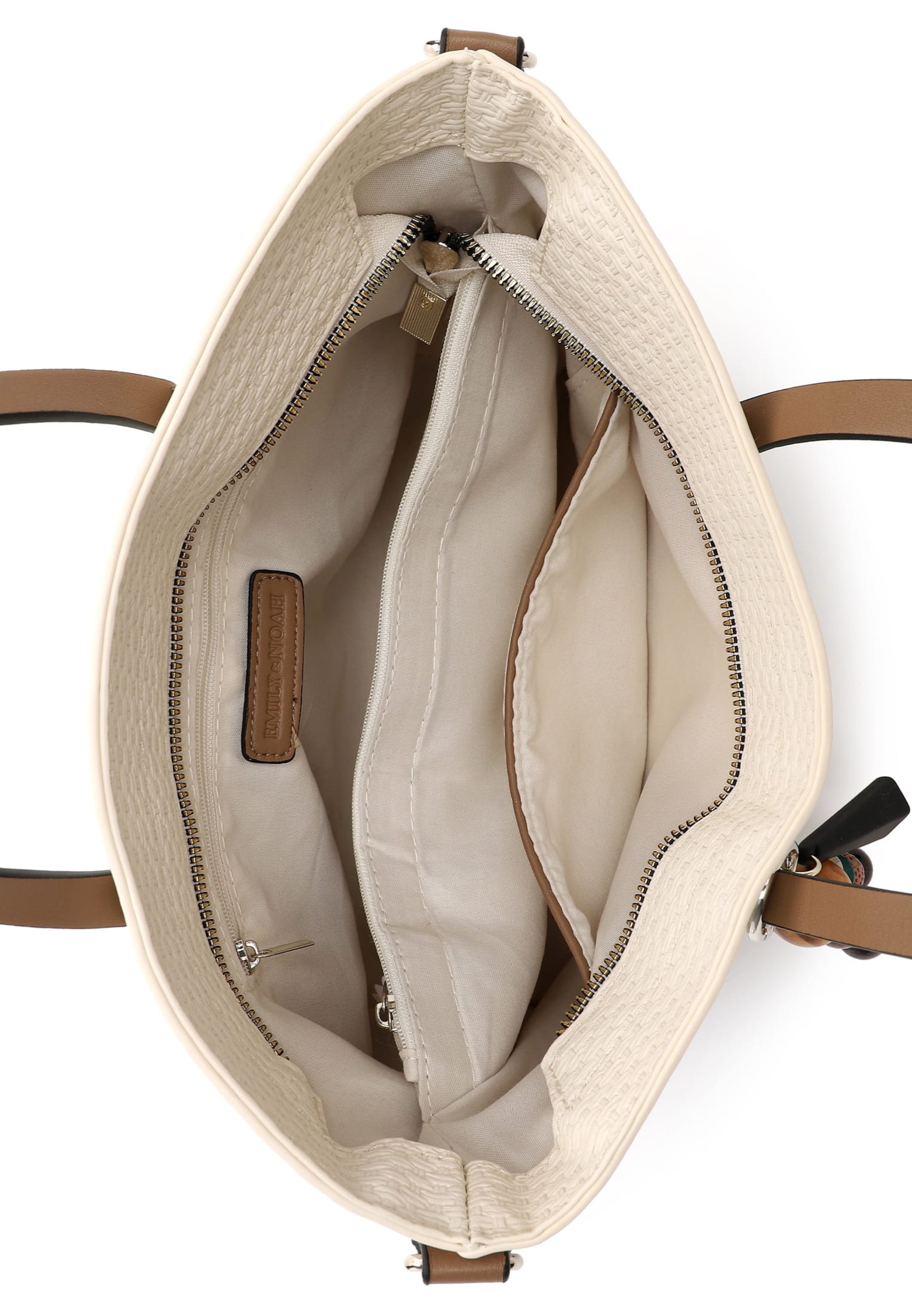 Cabas 'Johanna ' Emily & Noah en beige