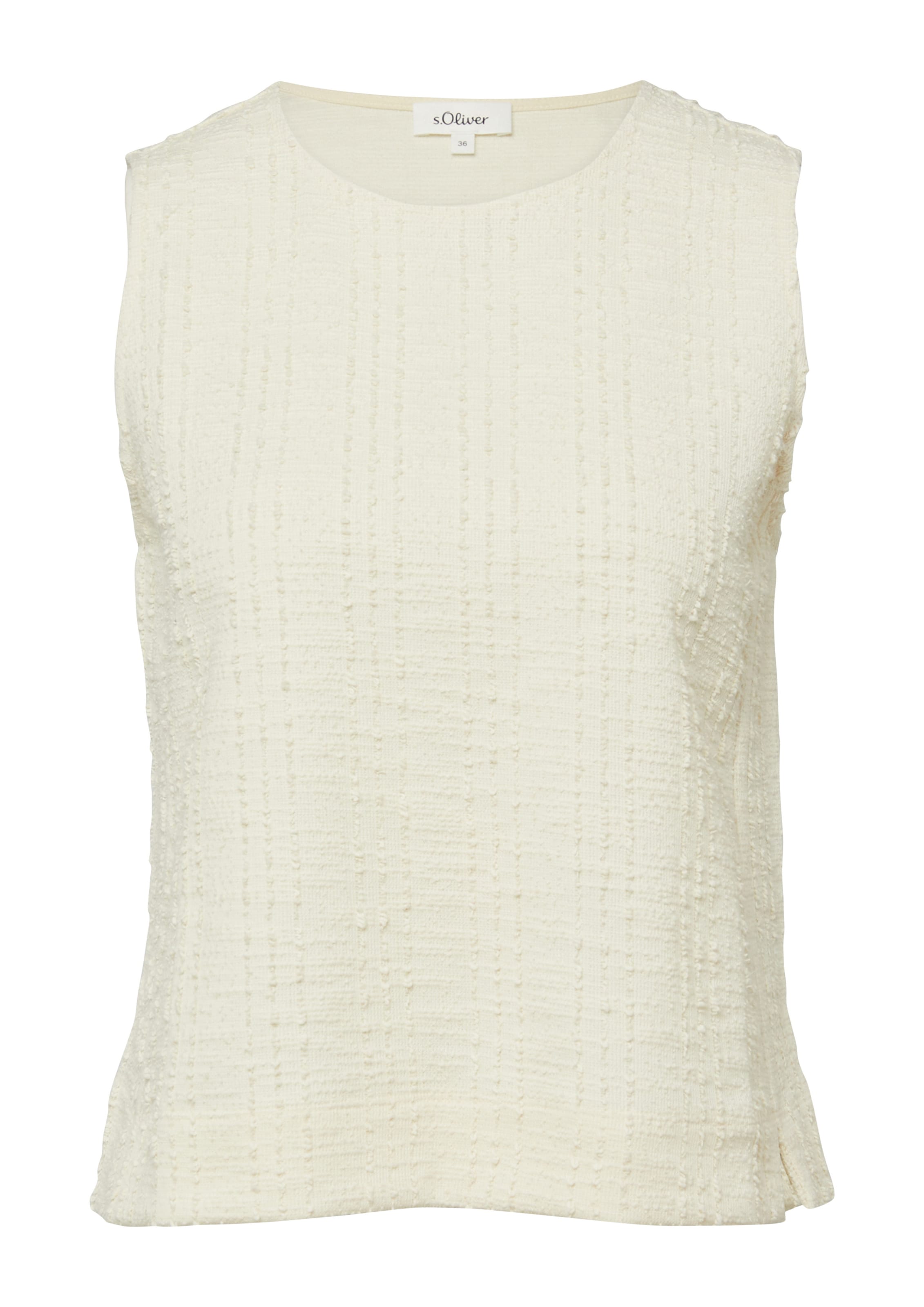 s.Oliver Sweatshirt in Beige: front