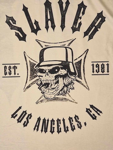Slayer Koszulka 'Slayer EST.1981 T-Shirt' w kolorze biały