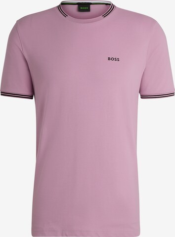 Maglietta ' Taul ' di BOSS Green in rosa: frontale