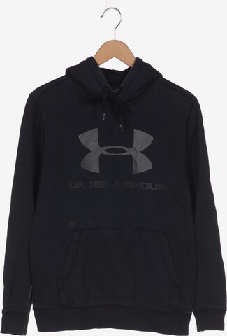 UNDER ARMOUR Sweatshirt & Zip-Up Hoodie in M in Black: front