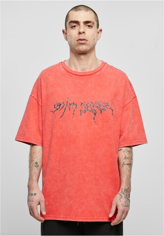 9N1M SENSE Shirt in Rood: voorkant