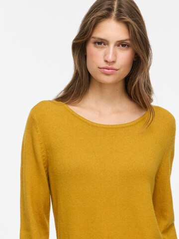 Robes en maille 'VIRil' VILA en jaune