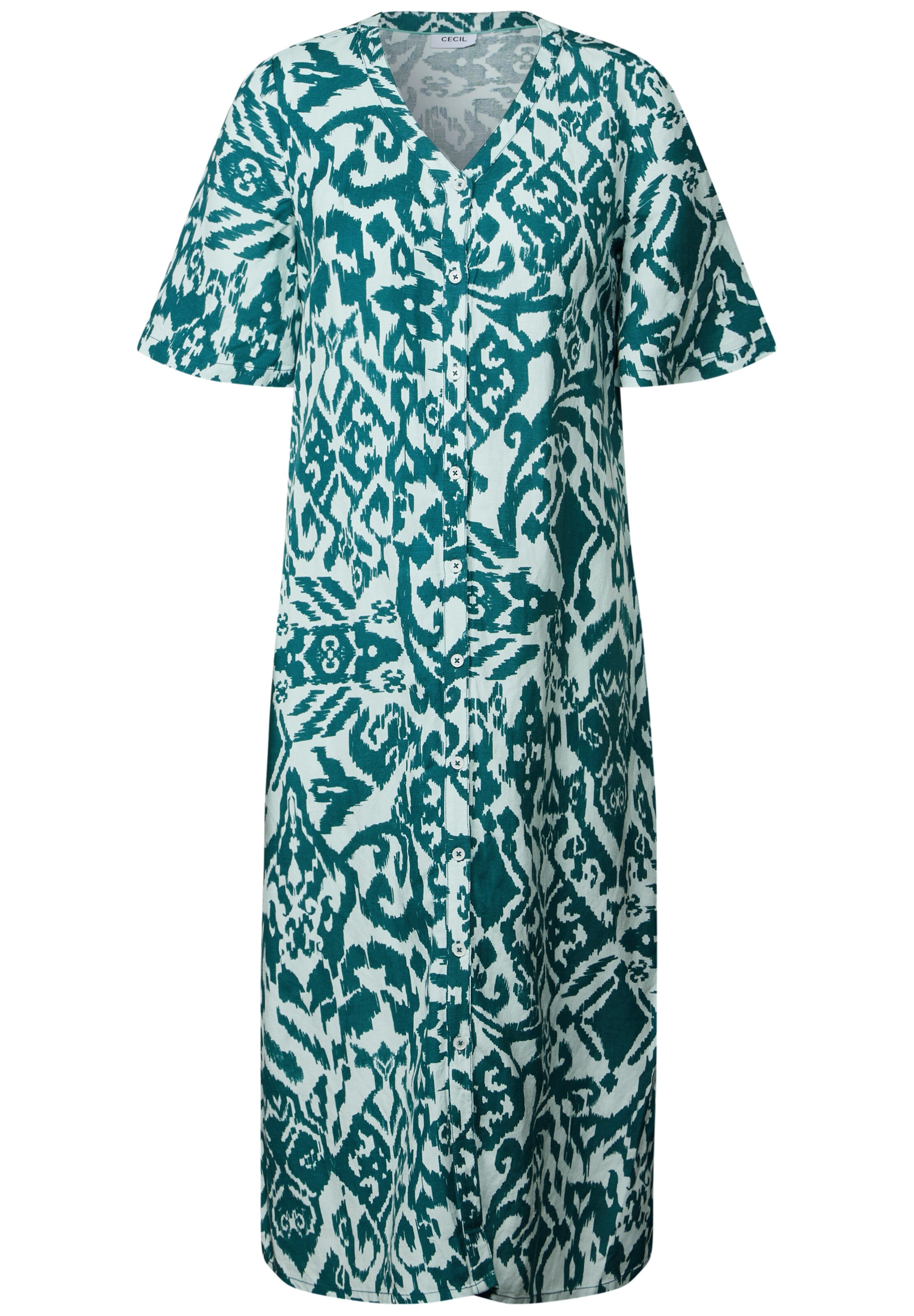 CECIL Blusenkleid in Grün: Vorderseite