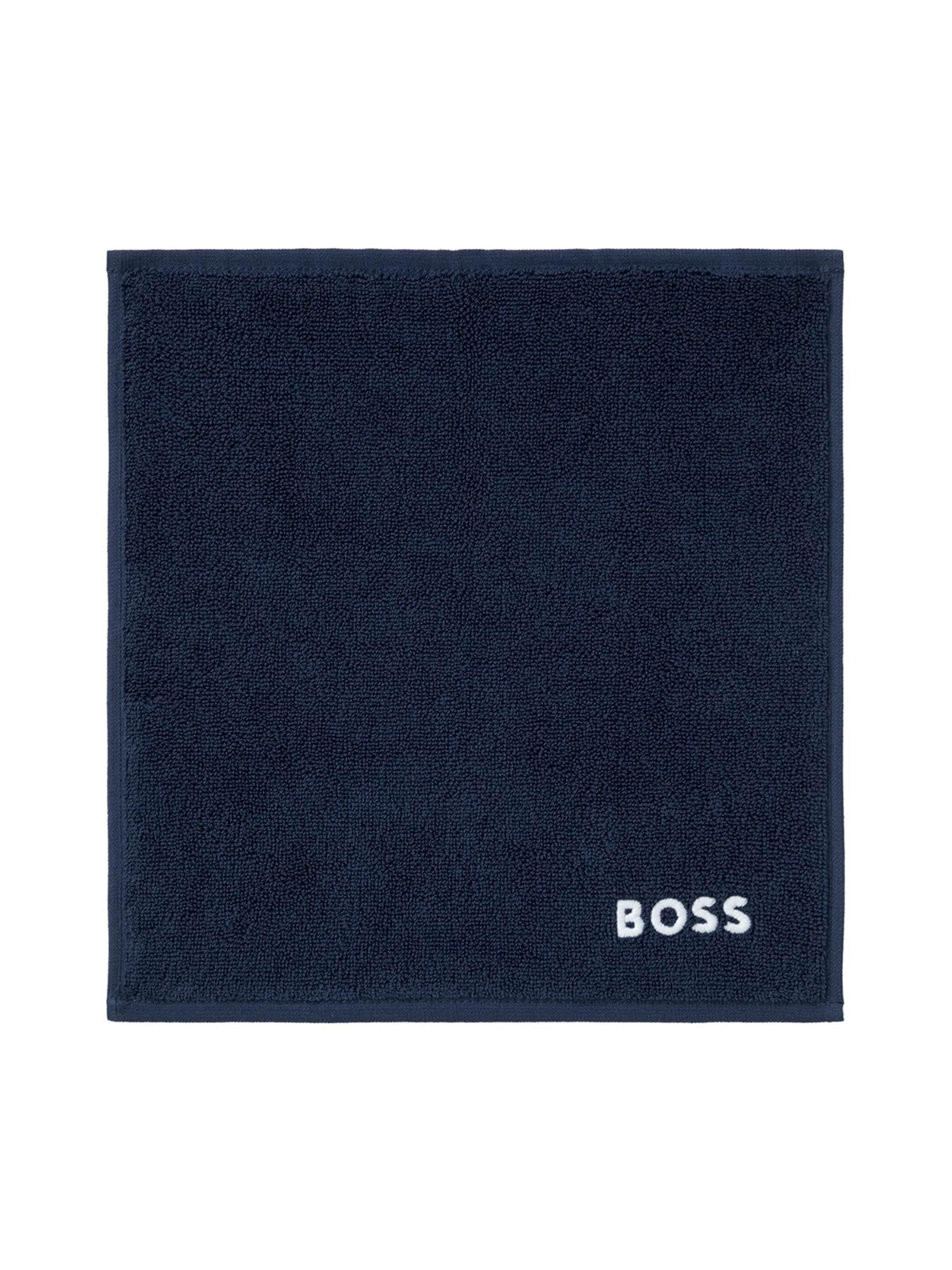 BOSS Home Towel 'EDGE' in Blue: front