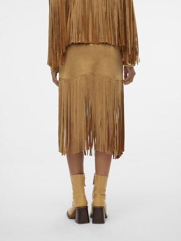 SOMETHINGNEW Skirt in Brown